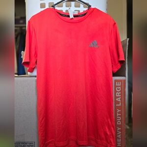 Adidas Men's Bright Red Short Sleeve Tee